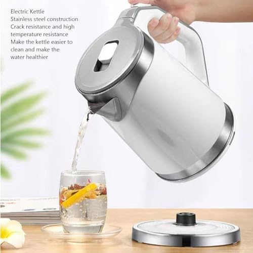 Tetera eléctrica Ymiko de acero inoxidable 2L 1500W miniatura 2