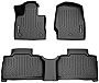 SMARTLINER All Weather Custom Fit Floor Mats 2 Row Liner Set Black Compatible with 2020-2023 Compatible with Ford Explorer Fits 6 and 7 Passenger Models