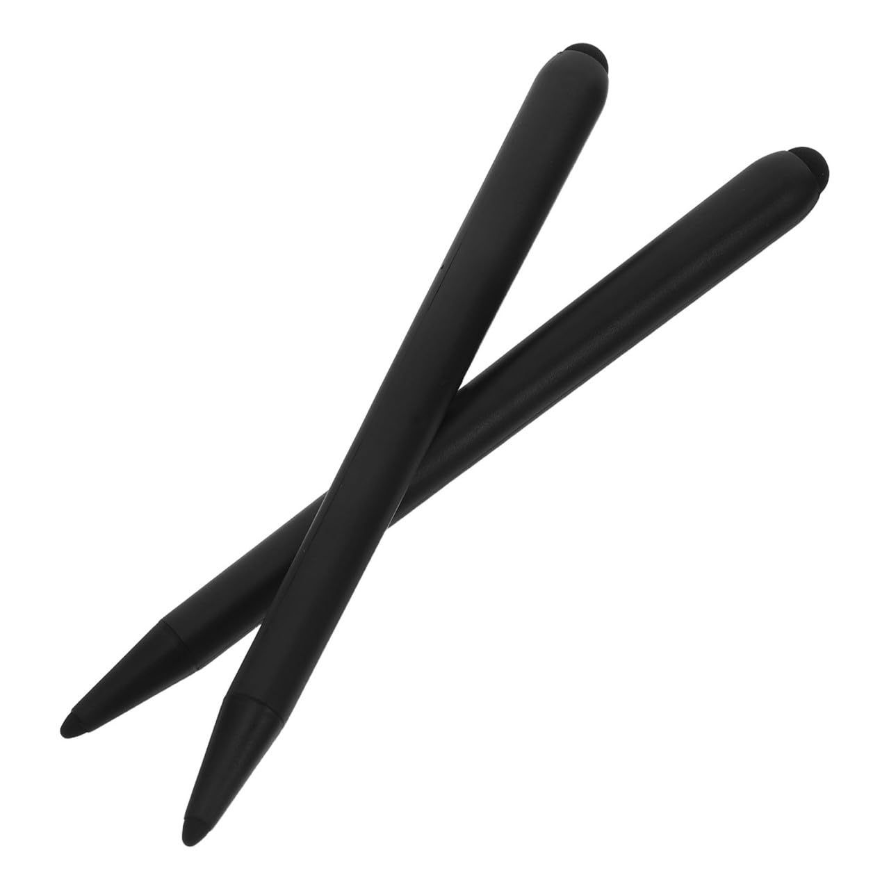 SHINEOFI Penne stilus per schermi touch, pennino per schermi elettronici, design a doppia punta, nero, ABS, 2 pezzi, per riunioni aziendali