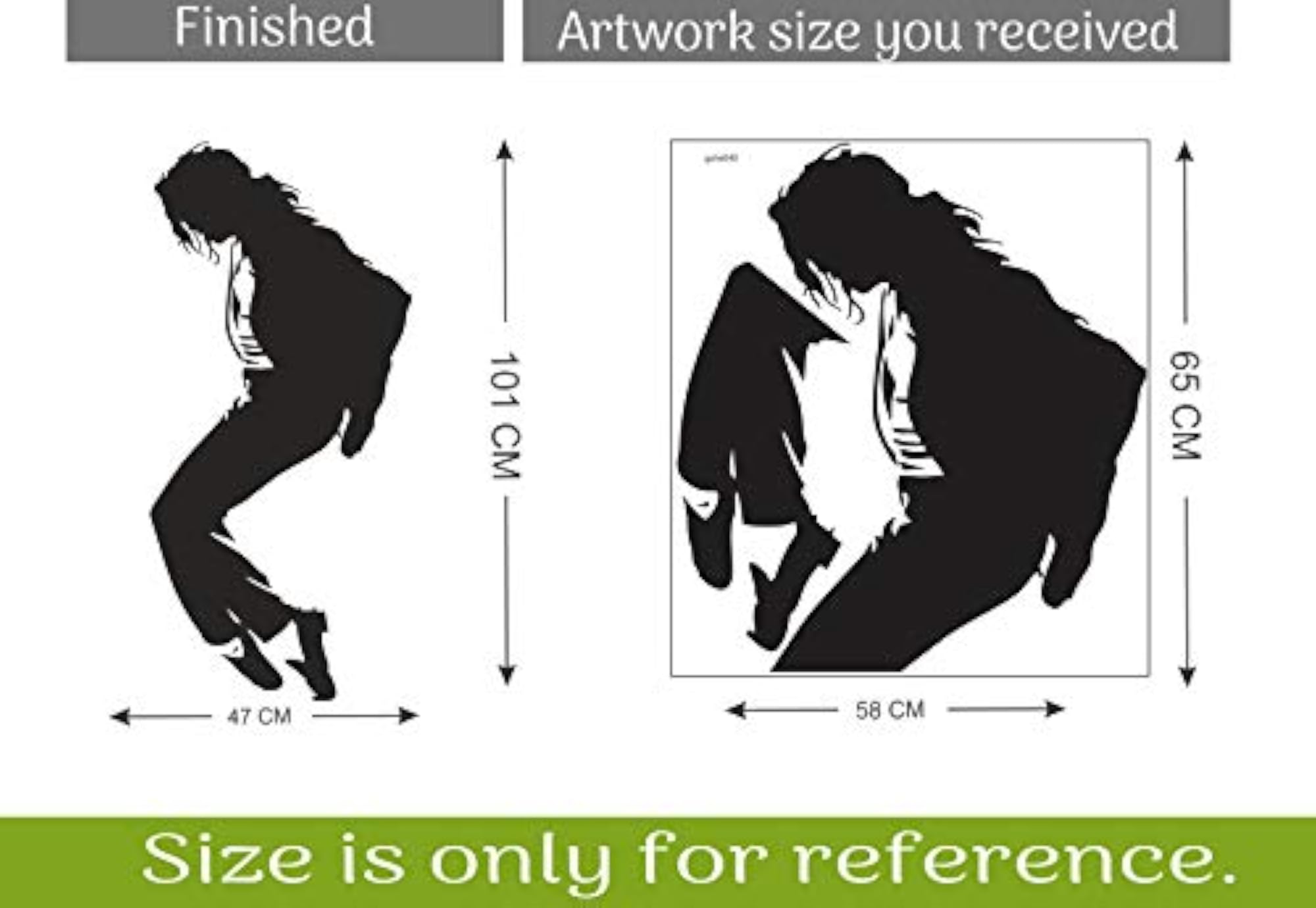 MJ Pose Decorative Home Wall Sticker