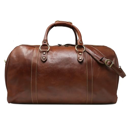 Floto Roma Leather Duffle Bag – Italian Handmade Carry-On Travel Bag2