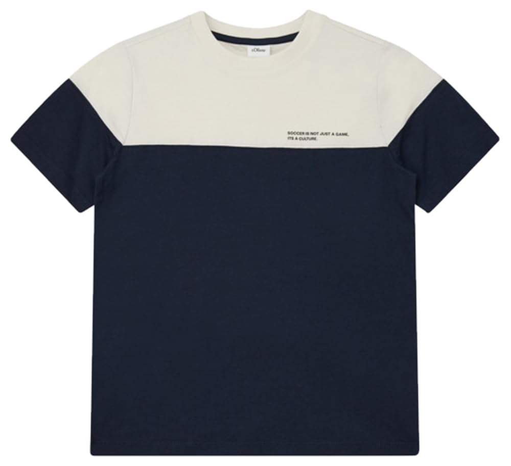 s.Oliver Jungen 2177354 T-Shirt in Colour-Block Optik (1er Pack)
