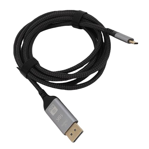 Cable USB C a DisplayPort 2.1 16K de 2 metros para transmisión unidireccional