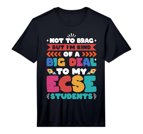 Mens Early Childhood Special Education ESCE Squad ECSE Teacher Performance T-Shirt