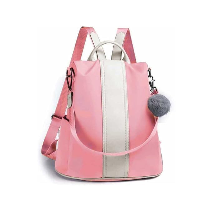 Stylish Backpack for Girls | Womens Fashion Backpack Trendy Pu Leather Backpack for Women and Ladies Shoulder Travel Bags (Pink) (B0DGST1Y5G) Amazon Price History, Amazon Price Tracker