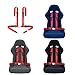 Yakitoko Universal 4 point Safety Harness Set 2inch Fits Go Kart,UTV,ATV,Racing Red