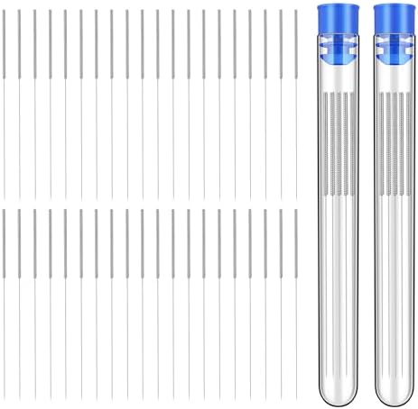40Pcs 3D Printer Nozzle Cleaning Kit, Nozzle Cleaner 3D Printer - 0.4mm Stainless Steel Cleaning Needles Set, Universal for 3D Printers, Clog Removal Tool Kit