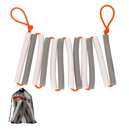 FMTYAOIU 9.9Ft Elastic Krossband Crossbar High Jump Bungee Cord Foldable High Jump Training Equipment Field Track Jumping Crossbars Accessories for Gymnastics Pole Vault Training
