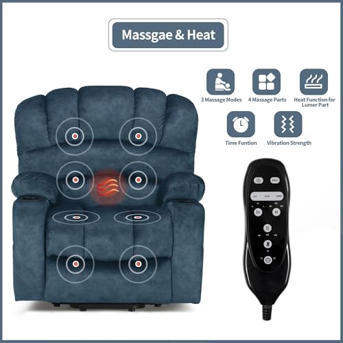 Sillón reclinable eléctrico con soporte para adulto miniatura 3