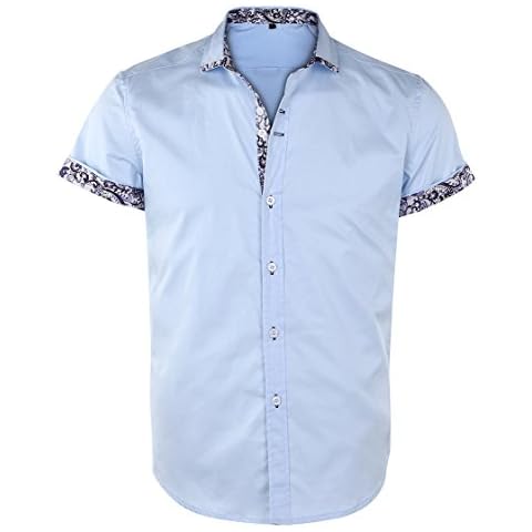 Chemise JEETOO Homme Florale Cover