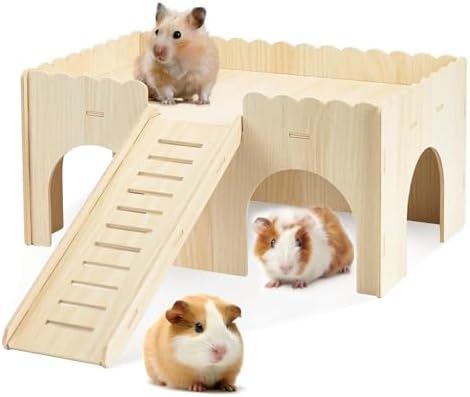 Wooden Guinea Pig House Guinea Pig Hideout With Cave Stairs wooden-guinea-pig-house-guinea-pig-hideout-with-cave-stairs