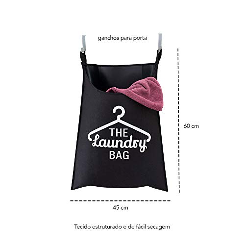 Secalux CESTO ORGANIZADOR PARA ROUPAS “PORTA” - PRETO, 301037