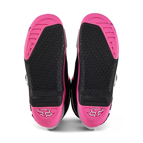 Fox Racing Botas de motocross Instinct, cinza/rosa, 10,5