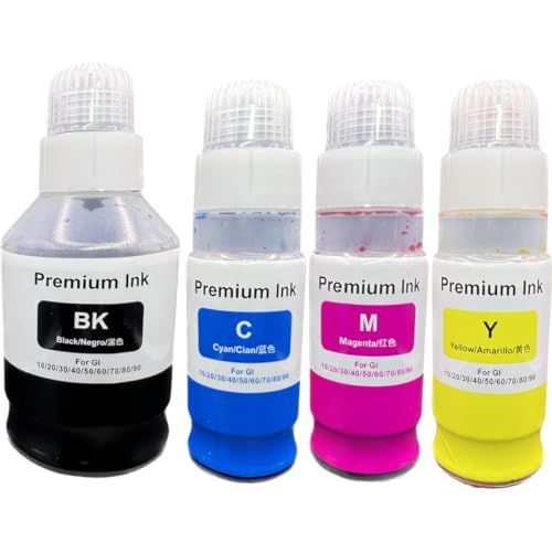 Kit 4 Tintas Compativel Canon Tank G6010 G7010 Gm2010 Gm4010