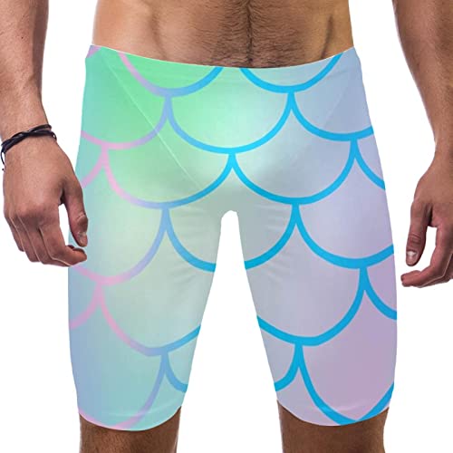 Shorts de natación para hombres con tejido hidrodinámico y ajuste elástico