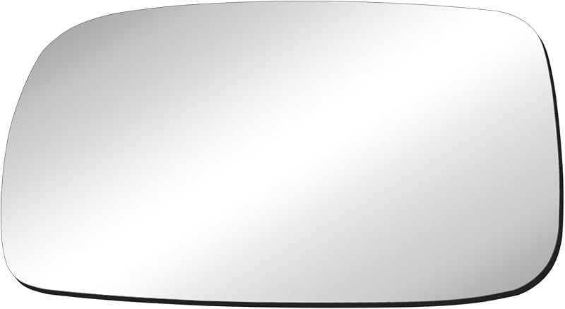 Vidro do espelho retrovisor esquerdo BOOLEE para Toyota Camry/Camry Hybrid 2007–2012 – Com adesivos