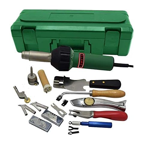 110V Hot Air Gun Welding Torch 1600W Heat Gun Plastic Welder Roofing Welder Kits Cover