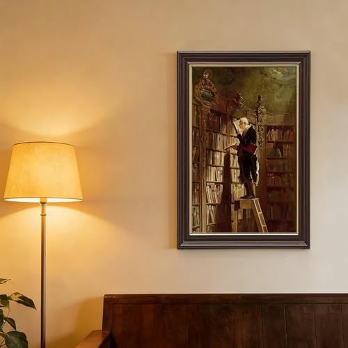 Impression sur toile Carl Spitzweg décoration murale bureau et salon 30x45cm
