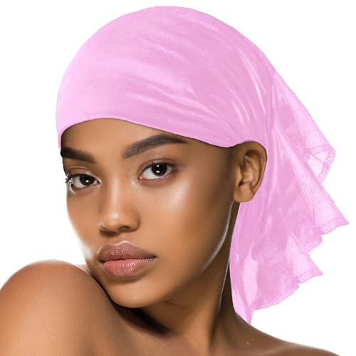 DONNA OLIVE OIL + VITAMIN E TREATED SATIN SACRF FOR SLEEPING, SQUARE SCARF FOR HAIR WRAPPING AT NIGHT 27