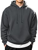 COOFANDY Men's Hooded Pullover Sweatshirt Workout...