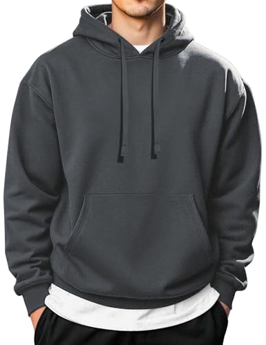 Image of COOFANDY Men's Hooded Pullover Casual Long Sleeve Drawstring Gym Hoodies Sweatshirts with Pocket