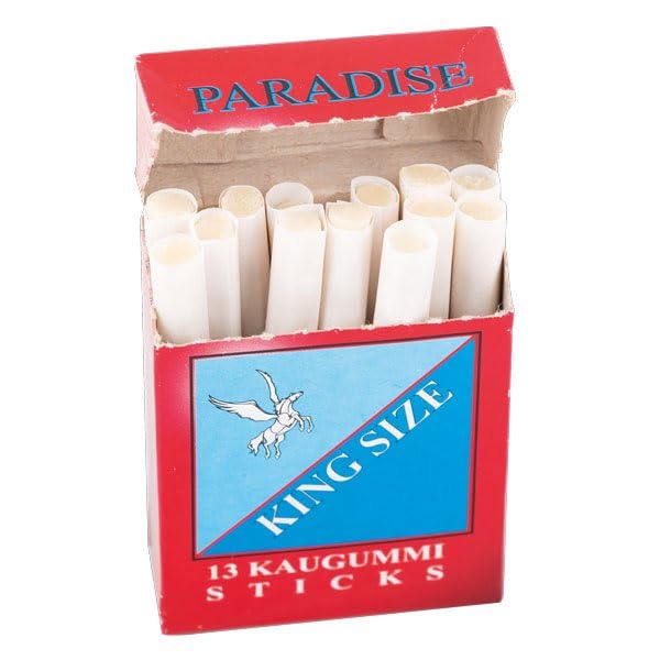 Chewing Gum Sticks with Smoke Effect, Pack of 6 x 13 Sticks, Random Colour,  Retro Candy for Parties & Nostalgia Fans, Playful 