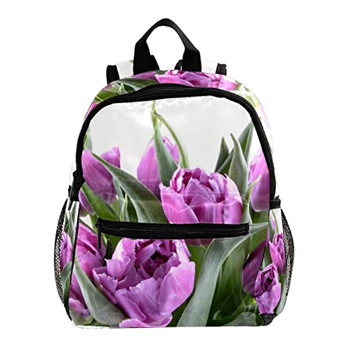 Sac à dos pour enfants bleu 30,5 cm petit cartable motif vache multicolore