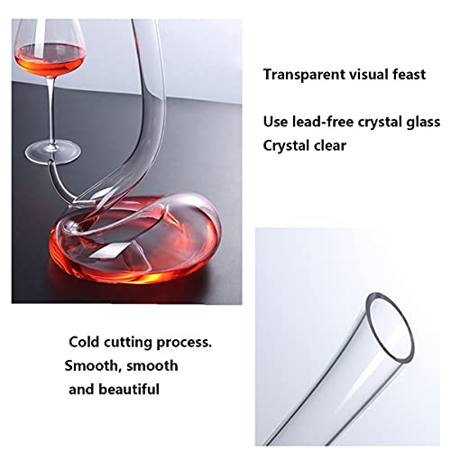 Crystal Snake vormige decanter Europese stijl huishoudelijke wijndispenser wijn pourer - Afbeelding 4