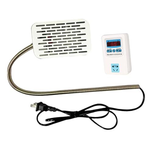 MYCENSE Heating Pad for Bird Cage, Metal Mesh Design for Reptiles and Birds, White Thermostat