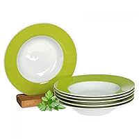 Tafelservice 12-teilig für 6 Personen Porzellan Silver