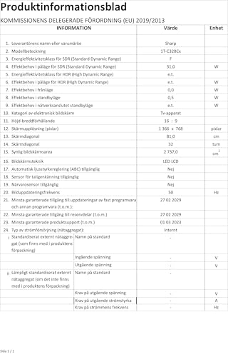 SHARP 32BC6E Smart TV 81 cm (32 Zoll) HD Ready LED Fernseher (Harman Kardon, HDMI, HD Tuner) SHARP 32BC6E Smart TV 81 cm (32 Zoll) HD Ready LED Fernseher (Harman Kardon, HDMI, HD Tuner)