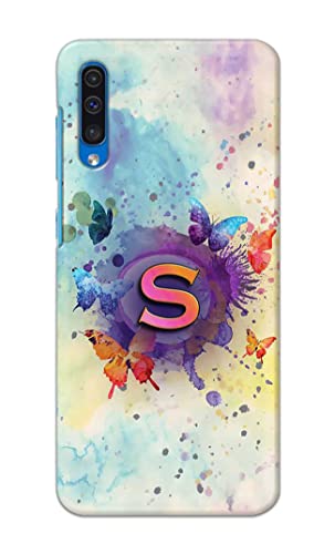 Image of PRINTFIDAA� Printed Hard Back Cover Case for Samsung Galaxy A50 | A50s | Samsung Galaxy A30s Back Cover (Alphabet S) -2808