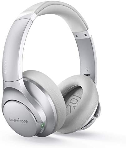 Anker Soundcore Life Q20 Hybrid Active Noise Cancelling Headphones,  Wireless Over Ear Bluetooth Headphones with 40H Playtime, Hi-Res Audio,  Deep Bass, Memory Foam Ear Cups and Headband for Travel,Work : Electronics