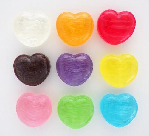 Amazon.co.jp: カラフルハートキャンディ 200個入り ハートの形 ハート  