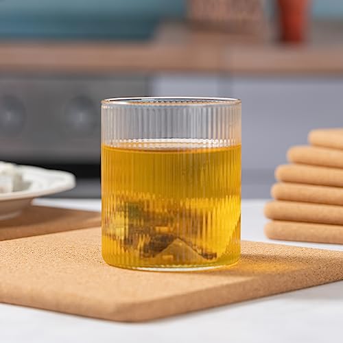 Square Cork Trivets Set 4 Pack 8" X 8" X 0.4"Thick Square Cork Trivets For Hot Dishes, Heat-Resistant Cork Hot Pads For Countertop, Table, And Kitchen, Perfect For Hot Pots And Pans #TOP6