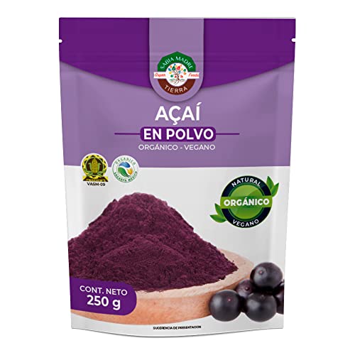 Proteínas, SABIA MADRE TIERRA- Acai Orgánico Certificado 250g