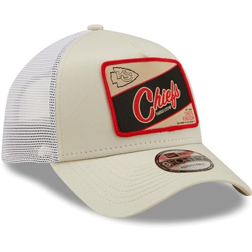 New Era A Frame Trucker Cap Kansas City Chiefs Stone - vue 4