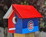 Cubs vs Cardinals Bird House