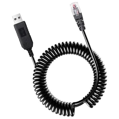 Cable RJ11 a USB para detector de radar cable coil de 5V a 12V compatible con Escort y Uniden
