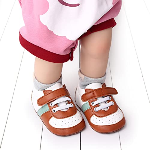 Baby Shoes Boys Girls Infant Sneakers Non-Slip Rubber Sole Toddler Crib Shoes Unisex High Canvas First Walkers3