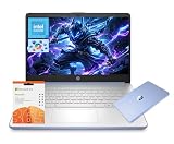 Masdrow HP 14' Laptop (Customized), Intel Processor N150 (Beat i3),Upgradable 16GB / 8GB / 4GB RAM, 128GB UFS+128GB SD Card, WiFi6 1-Y office 365 Copilot AI, Thin Light Laptop for Student Study Win 11