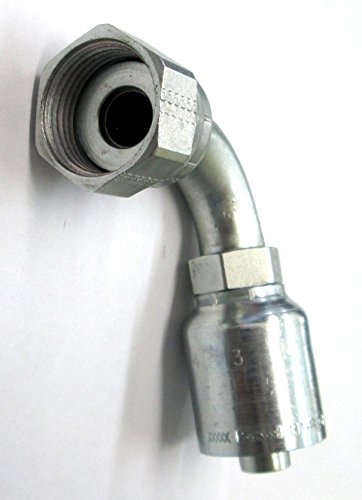 HF 1J543-06-04 - Parker 1J543-6-4 Fitting 1/4'' Hose X 3/8'' Female Seal-Lok - Swivel - 90° Elbow - Medium Drop (Forseal/O-Ring Face)