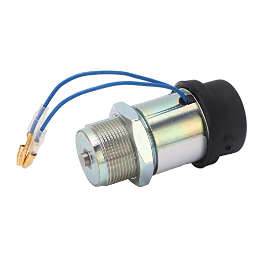 Válvula solenoide de flameout para escavadeira, liga de alumínio DC12V escavadeira interruptor flame