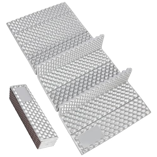 REDCAMP Closed Cell Foam Sleeping Pad for Camping, 27" Wide Lightweight Folding Camping Pad for Hiking Backpacking, 72"x27"x1", Brown 1 Pack