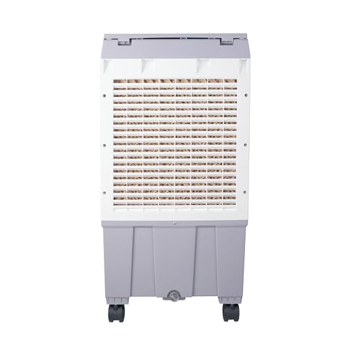 Techni Home 3-in-1 Portable Evaporative Air Cooler, Air Conditioner, Humidifier, 3 Speed Fan, Swamp Cooler with 5.3 Gal Tank, 4 Ice Packs, Remote, 12H Timer, 120° Oscillation for Home