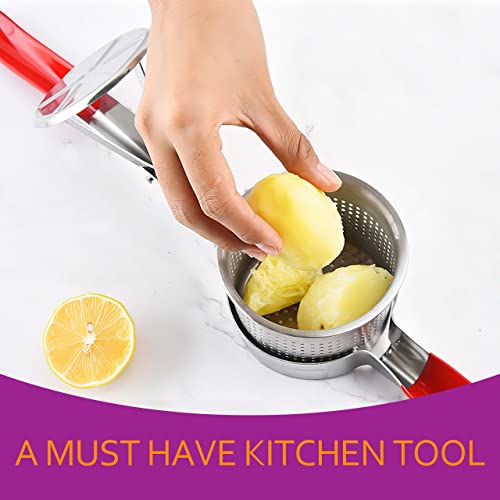 Potato Ricer - Taavop Ricer For Mashed Potatoes Masher, Potato Ricer Stainless Steel Professional, For Create Mashed Potatoes, Puree #TOP2