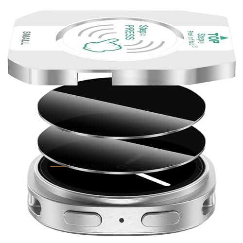 Verre trempé pour Galaxy Watch 8 40mm Suoman : lot de 2 protections d'écran ultra-résistantes