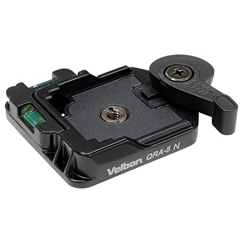 【Amazon.co.jp限定】Velbon（ベルボン） クイックシュー QRA-5 N BASE AZ (シューベースのみ) マグネシウム製 レバーロック DIN規格シュープレート対応 QRA-5システム AMZQRA-5NBASE 0017915502048