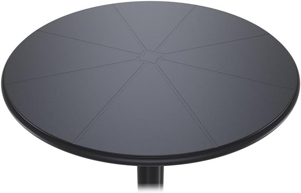 Compamia Octopus Round Patio Bistro Table in Dove Gray, Commercial Grade