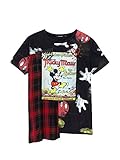  Desigual Damen Micky Maus T-Shirt, Schwarz (Negro 2000), X-Small (Herstellergröße: XS)